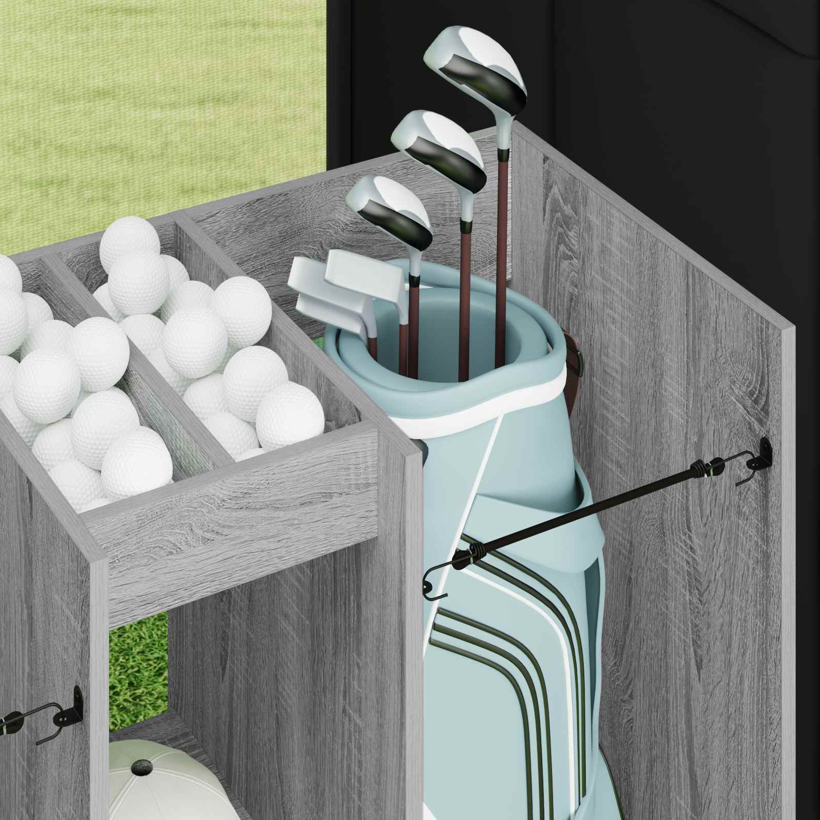 Golf ormar Jednobojno Siva Sonoma 102 x 45 x 85,5 cm