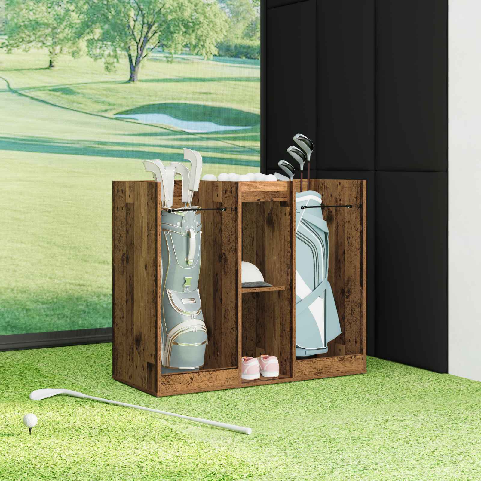 Golf ormar Jednobojno Staro drvo 102 x 45 x 85,5 cm