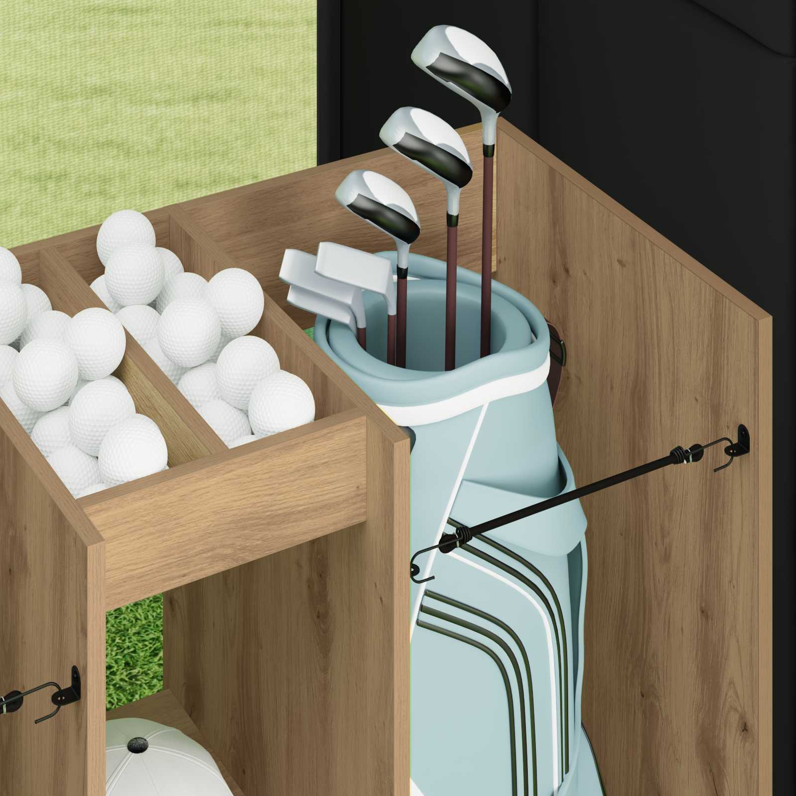 Golf ormar Jednobojno Umjetnički hrast 102 x 45 x 85,5 cm