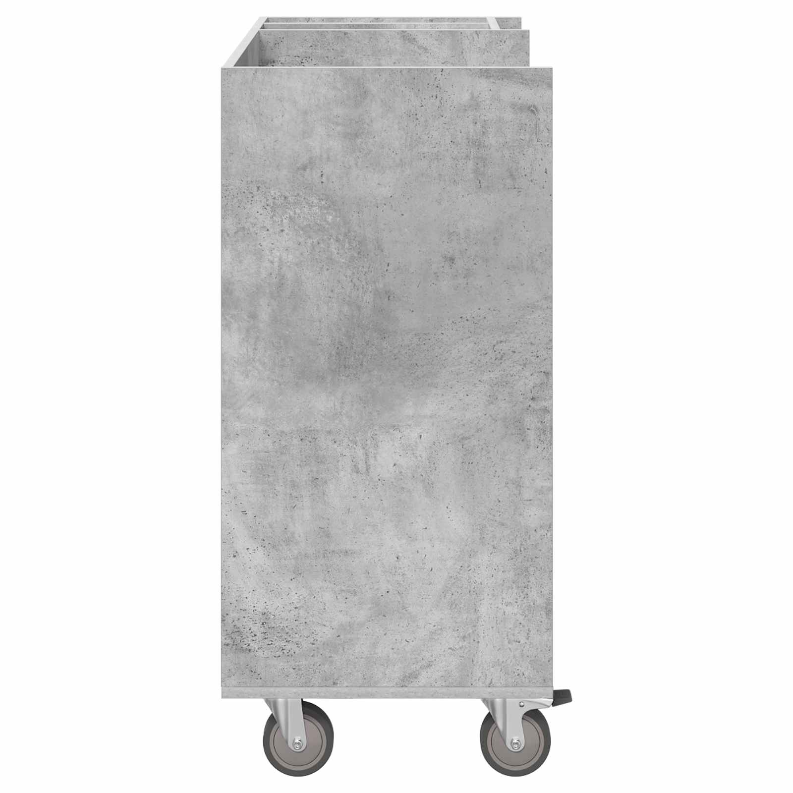 Golf ormar s kotačem Jednobojno Betonski sivi 90 x 45 x 98 cm