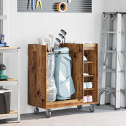 Golf ormar s kotačem Jednobojno Staro drvo 90 x 45 x 98 cm