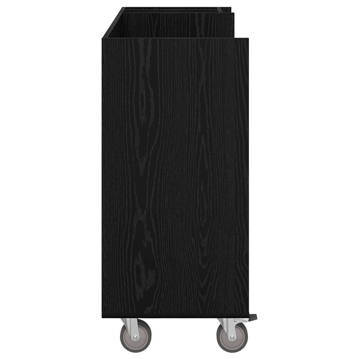 Golf ormar s kotačem Jednobojno Crni hrast 120 x 45 x 98 cm