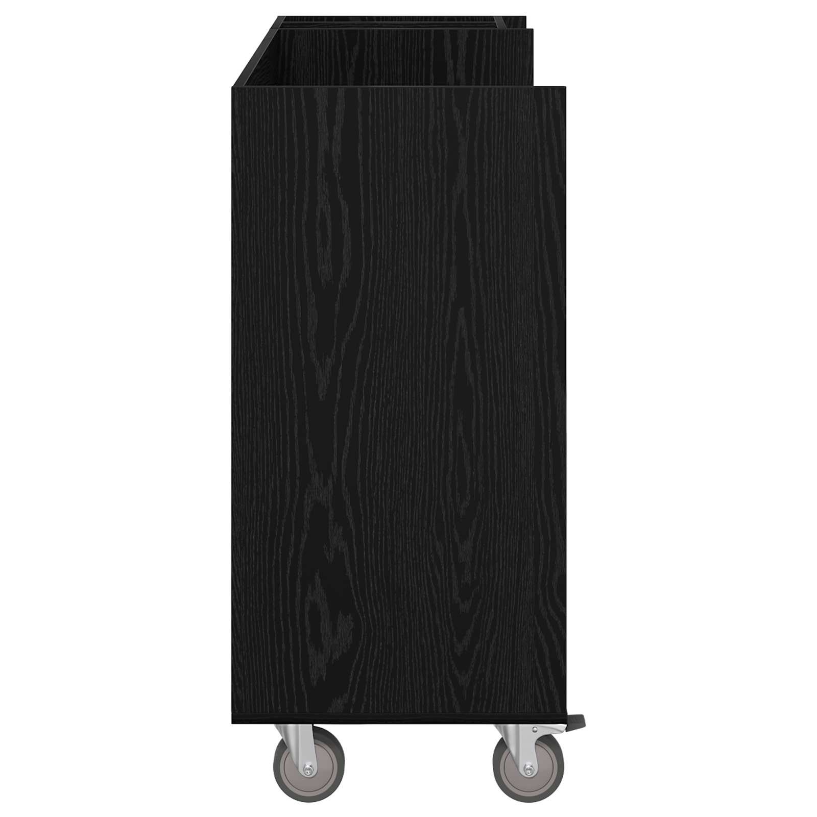 Golf ormar s kotačem Jednobojno Crni hrast 120 x 45 x 98 cm