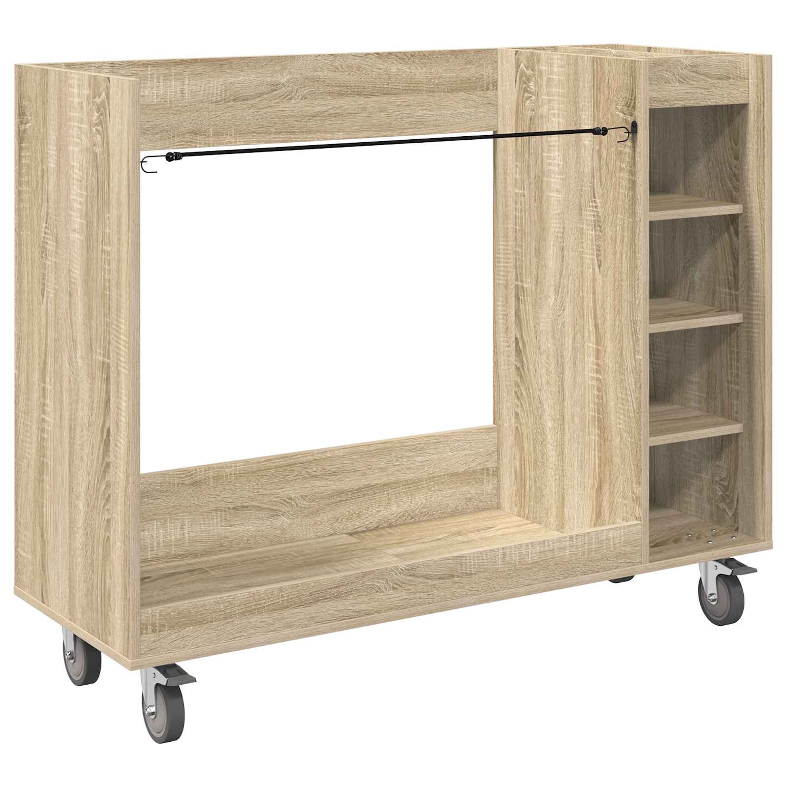 Golf ormar s kotačem Jednobojno Sonoma hrast 120 x 45 x 98 cm
