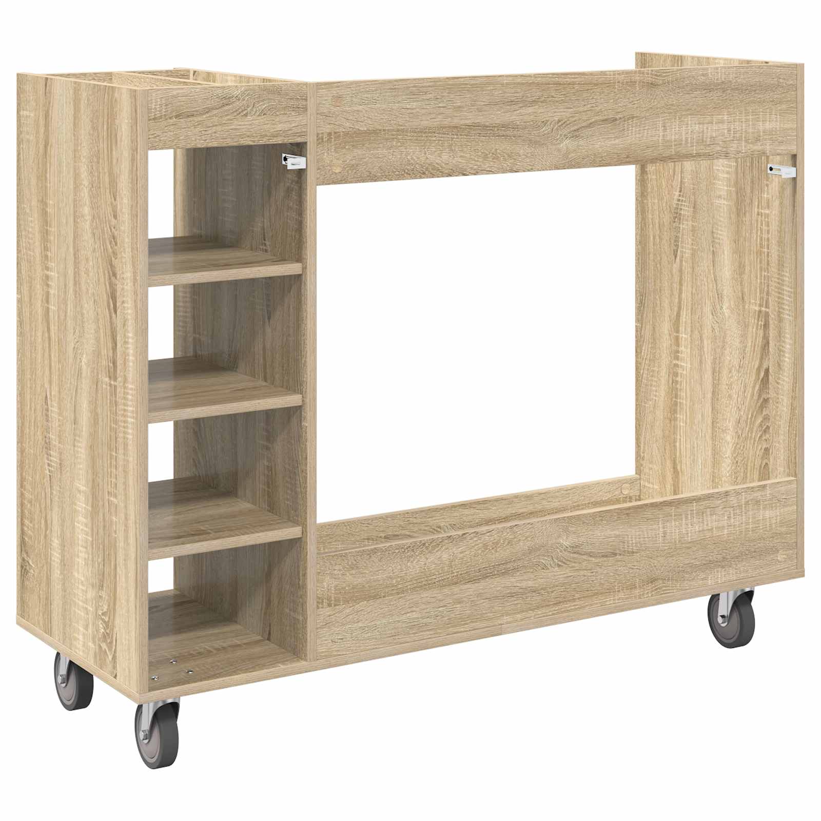 Golf ormar s kotačem Jednobojno Sonoma hrast 120 x 45 x 98 cm