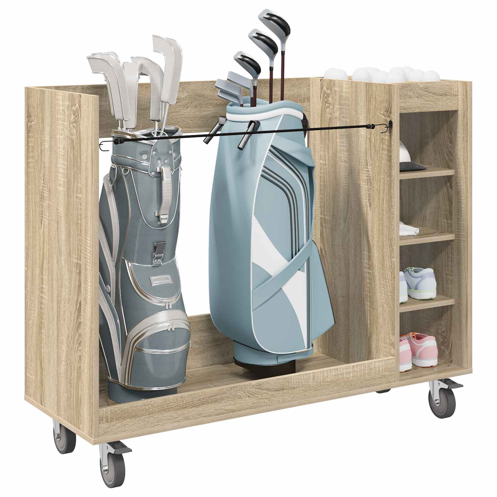 Golf ormar s kotačem Jednobojno Sonoma hrast 120 x 45 x 98 cm