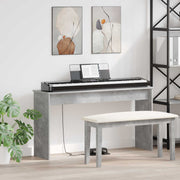Stalak za klavijaturu Betonski sivi 120 x 32 x 64 cm