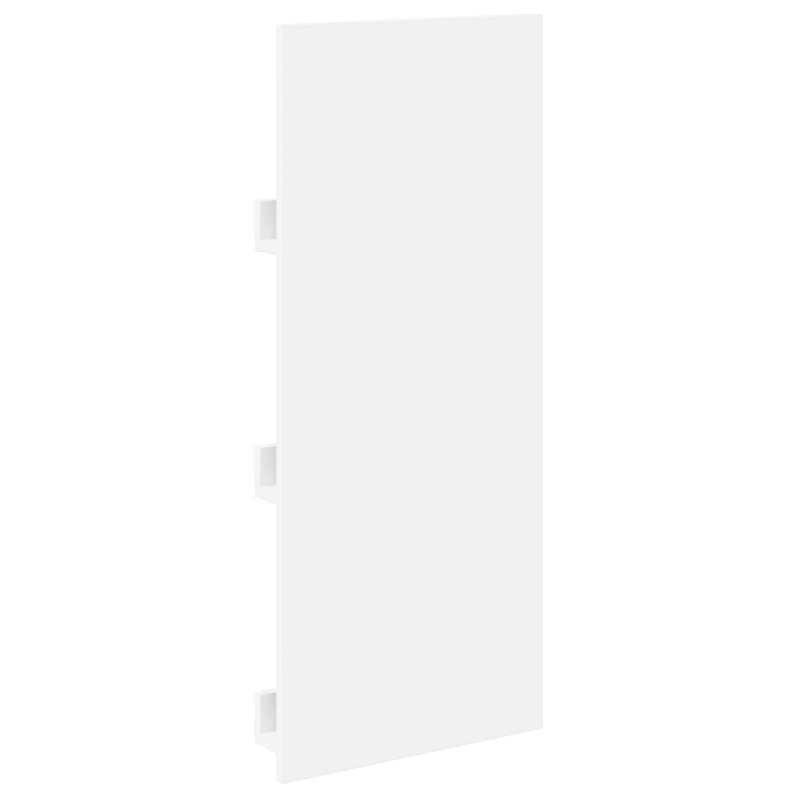 Polica za časopise Bijelo 43 x 11 x 102 cm Konstruirano drvo