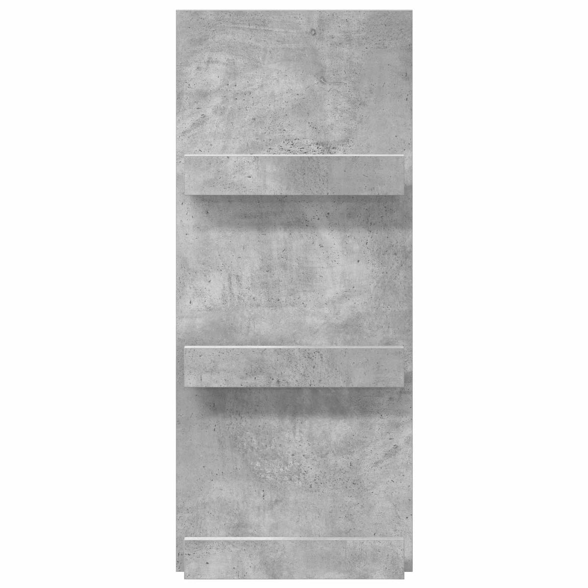 Polica za časopise s policom Betonski sivi 43 x 11 x 102 cm
