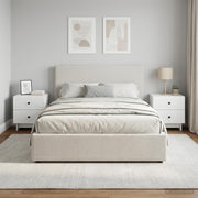 Noćni ormar 2 pcs Bijela 43 x 34,5 x 47,5 cm Konstruirano drvo