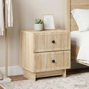 Noćni ormar s ladicama 2 pcs Hrast sonoma 43 x 34,5 x 47,5 cm