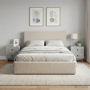 Noćni ormar s ladicama 2 pcs Betonska siva 43 x 34,5 x 47,5 cm