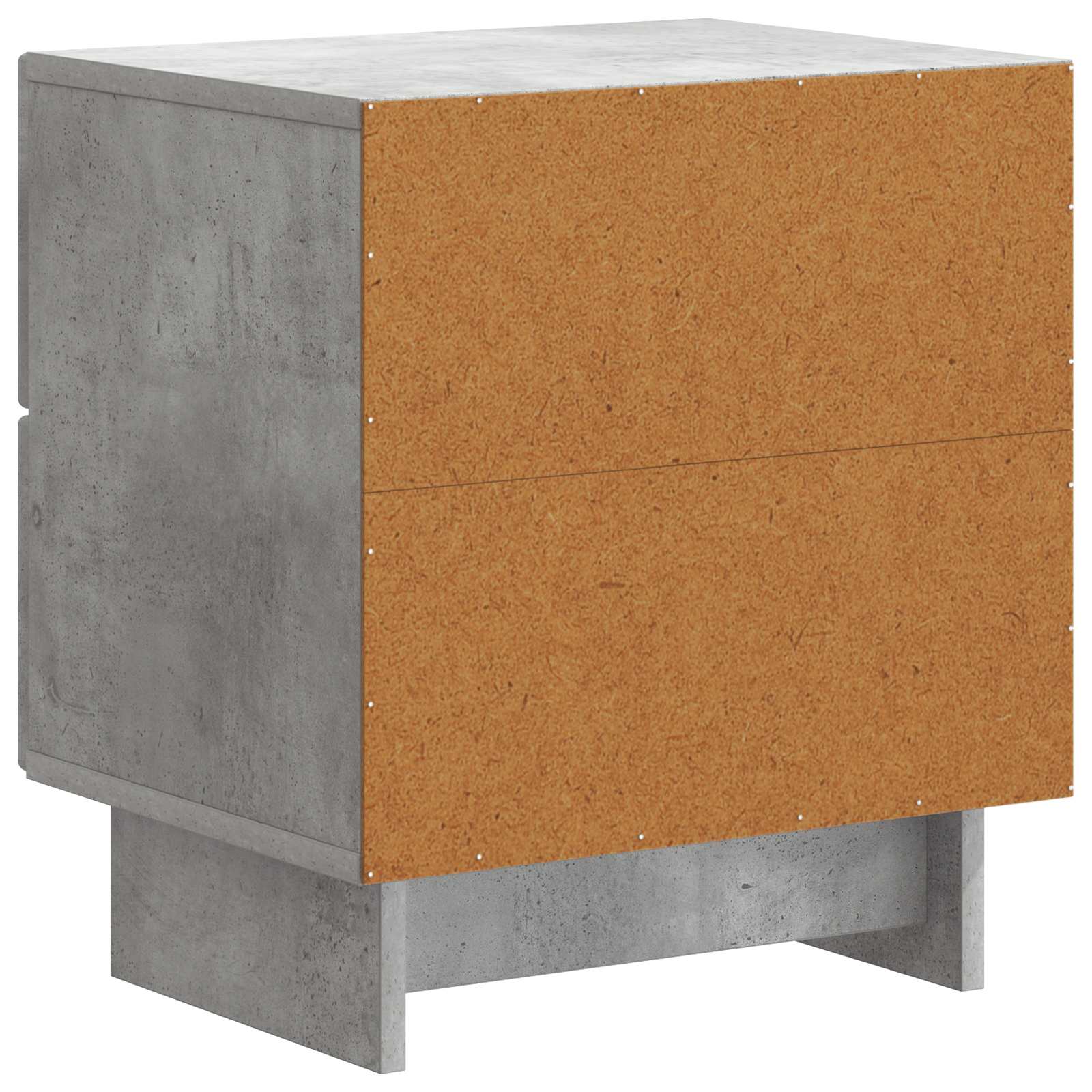 Noćni ormar s ladicama 2 pcs Betonska siva 43 x 34,5 x 47,5 cm