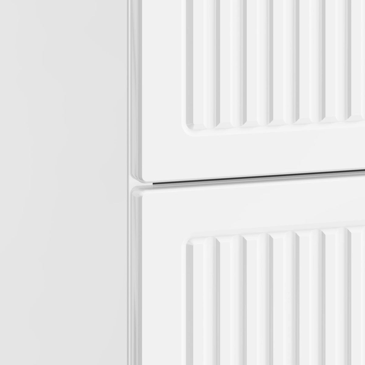 Noćni ormar 2 pcs Bijela visokog sjaja 43 x 34,5 x 47,5 cm