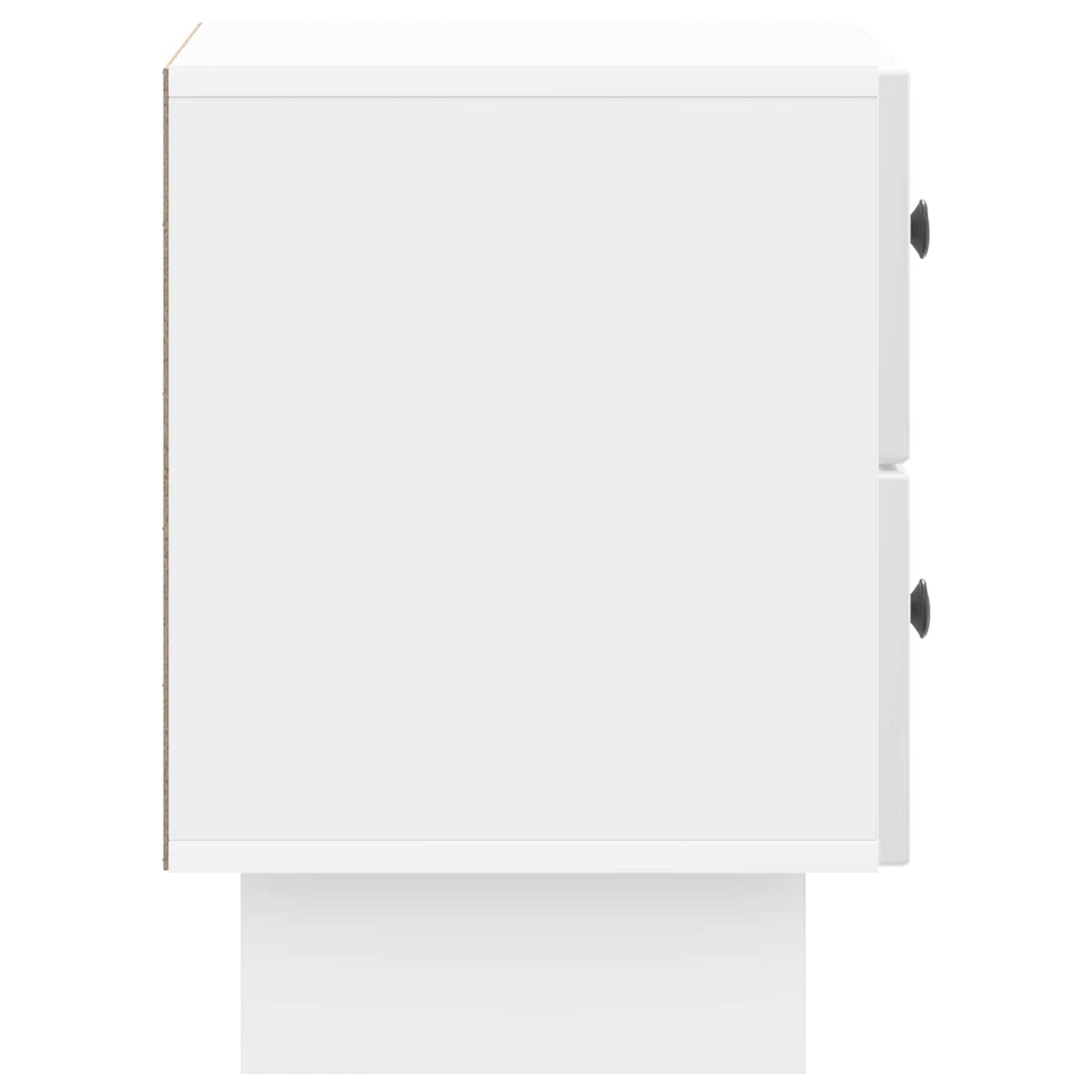 Noćni ormar 2 pcs Bijela visokog sjaja 43 x 34,5 x 47,5 cm