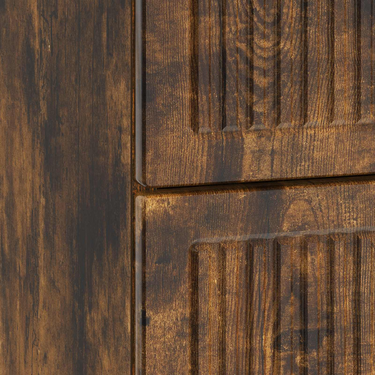 Noćni ormar s ladicama 2 pcs Dimljeni hrast 43 x 34,5 x 47,5 cm