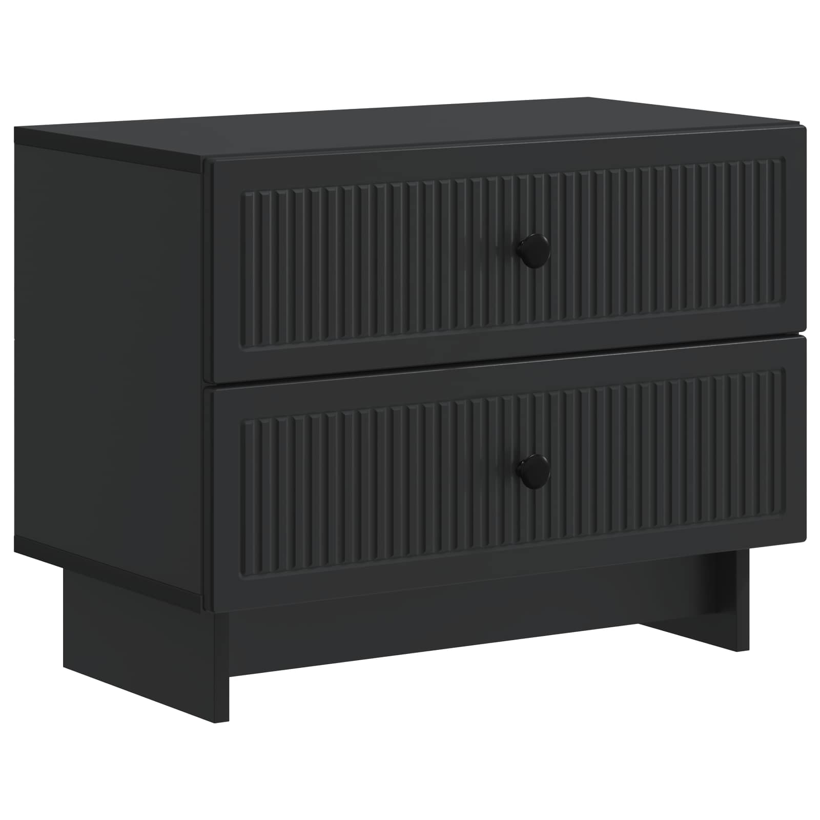 Noćni ormar Crna 62 x 34,5 x 47,5 cm Konstruirano drvo