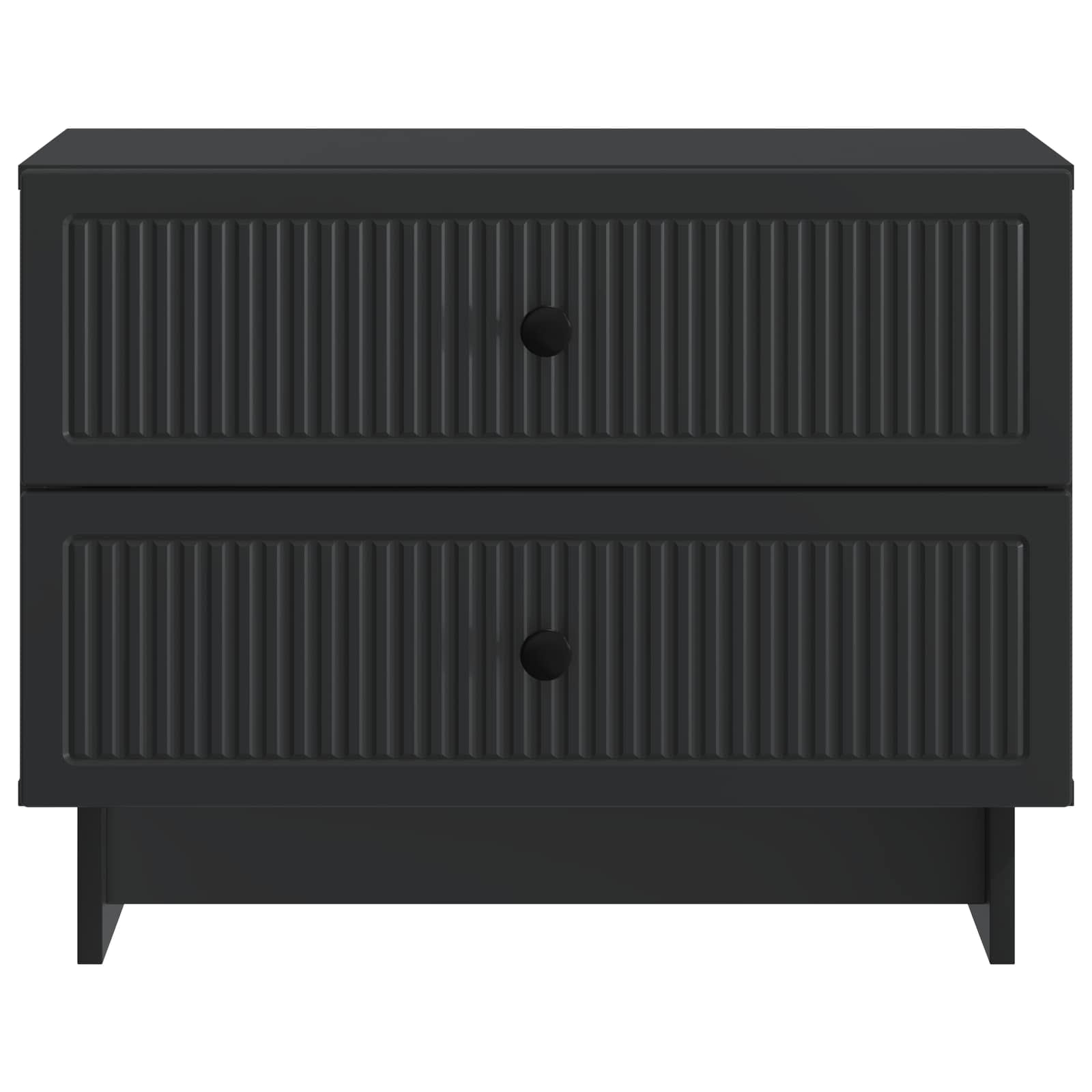 Noćni ormar Crna 62 x 34,5 x 47,5 cm Konstruirano drvo