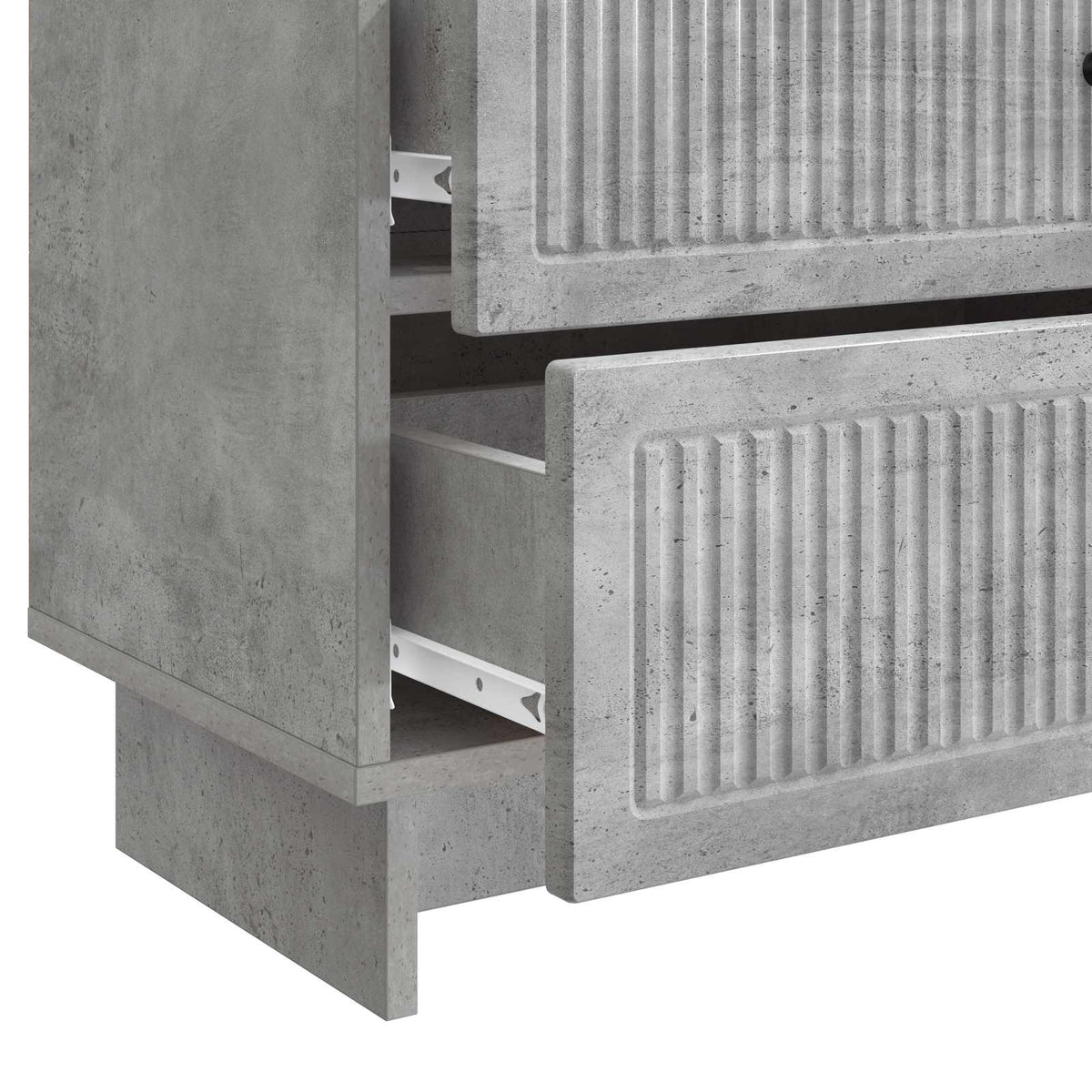 Noćni ormar Betonska siva 62 x 34,5 x 47,5 cm Konstruirano drvo