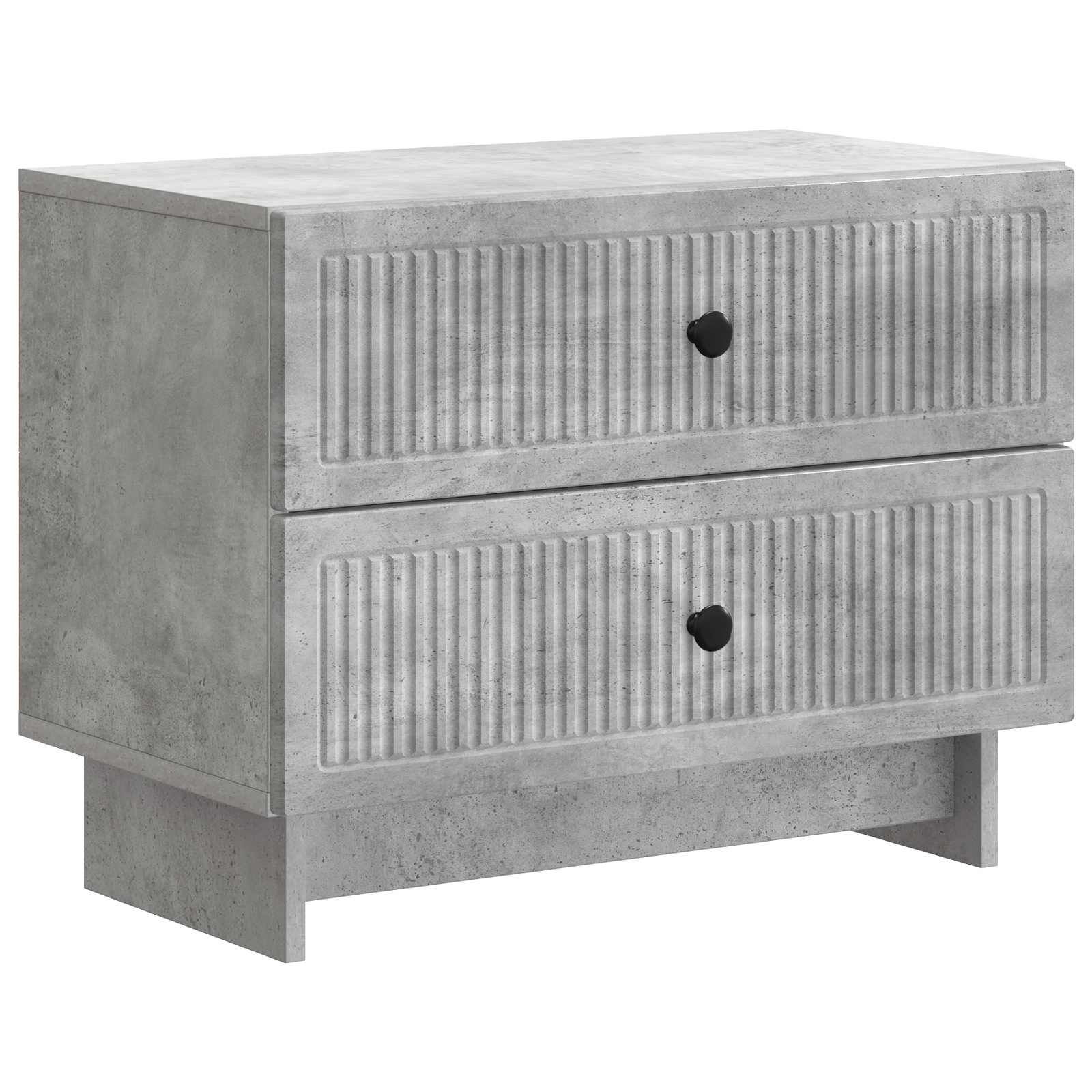 Noćni ormar Betonska siva 62 x 34,5 x 47,5 cm Konstruirano drvo
