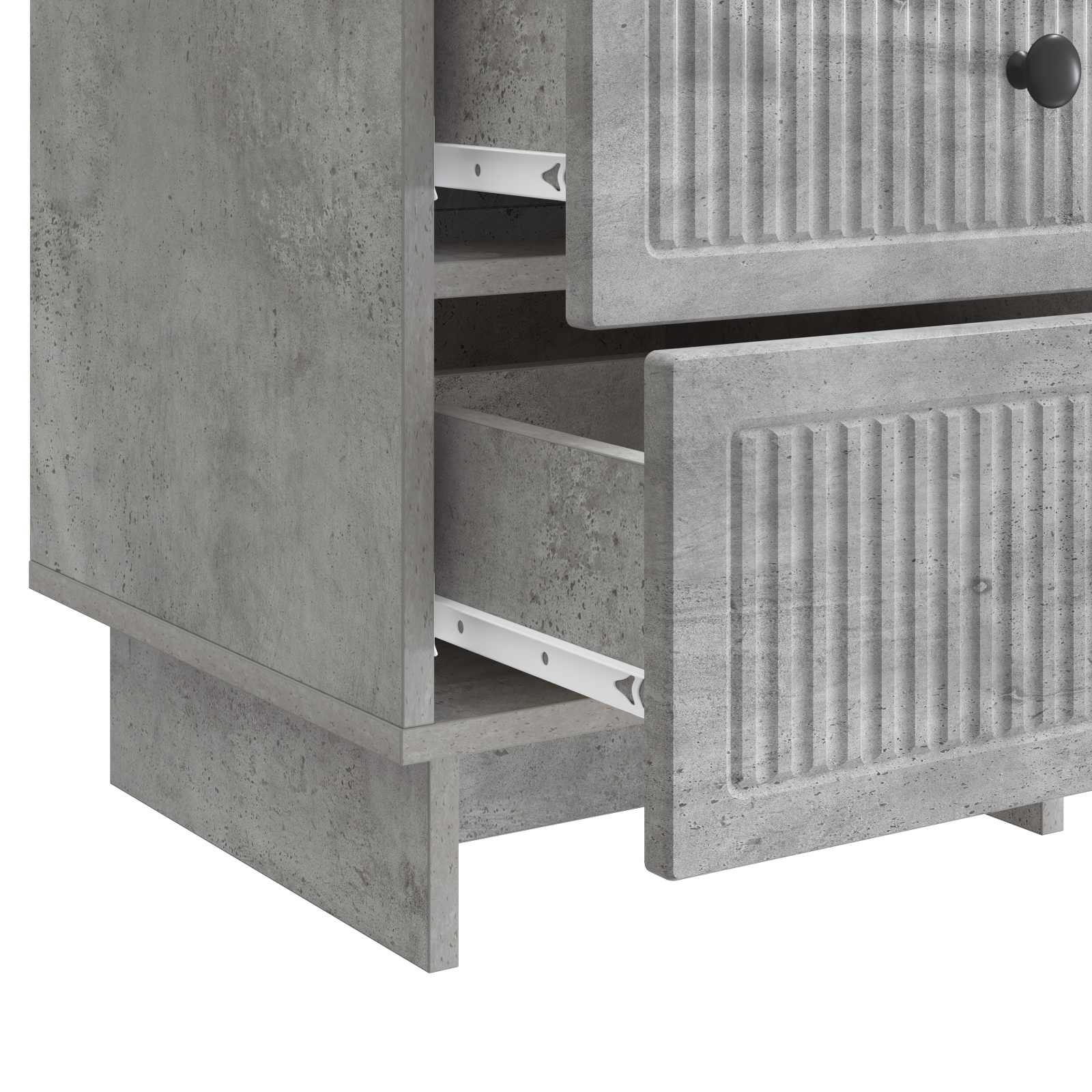 Noćni ormar Betonska siva 43 x 41 x 66,5 cm Konstruirano drvo