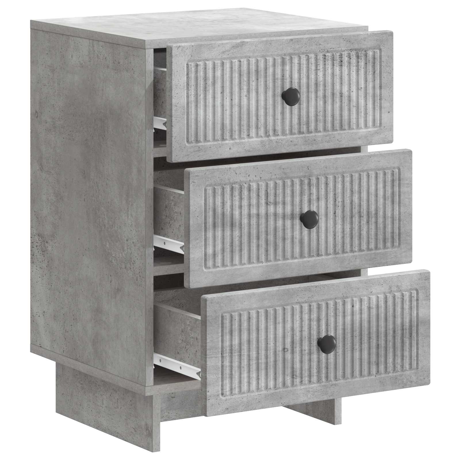 Noćni ormar Betonska siva 43 x 41 x 66,5 cm Konstruirano drvo
