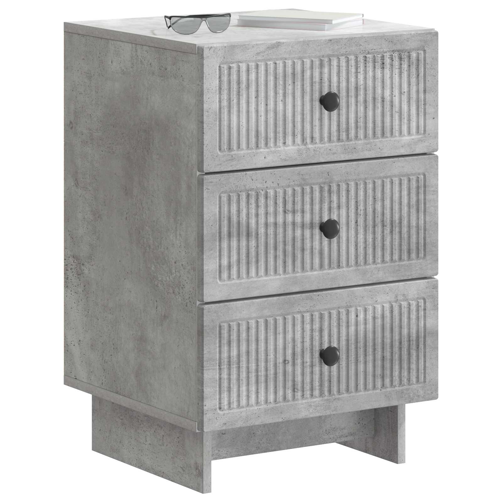 Noćni ormar Betonska siva 43 x 41 x 66,5 cm Konstruirano drvo