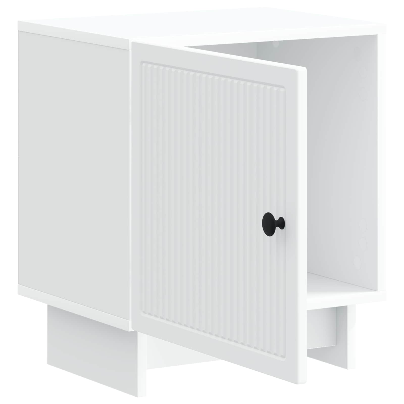 Noćni ormar 2 pcs Bijela 43 x 34,5 x 50 cm Konstruirano drvo