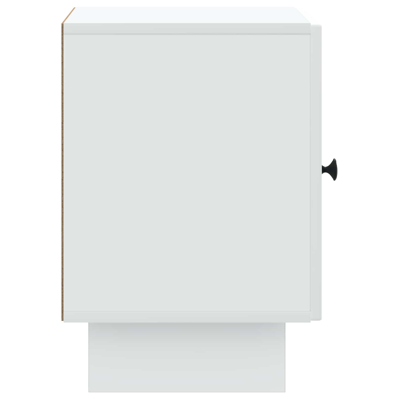 Noćni ormar 2 pcs Bijela 43 x 34,5 x 50 cm Konstruirano drvo