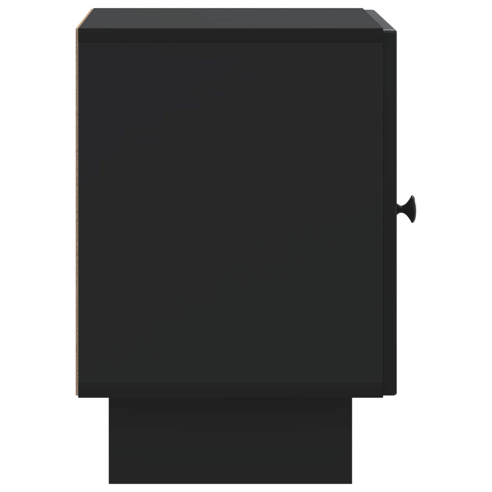 Noćni ormar Crna 43 x 34,5 x 50 cm Konstruirano drvo