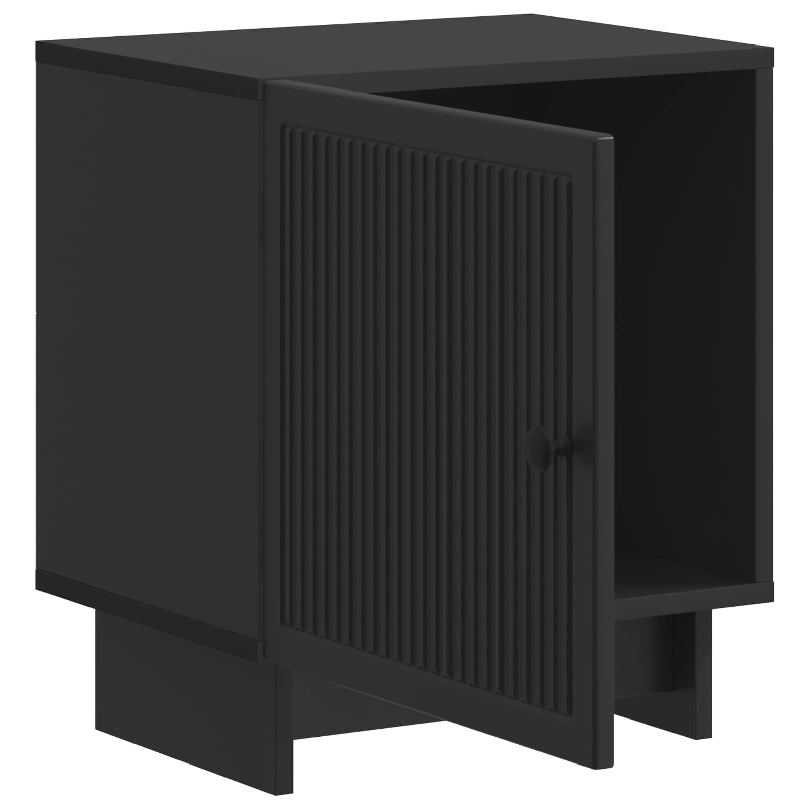 Noćni ormar 2 pcs Crna 43 x 34,5 x 50 cm Konstruirano drvo