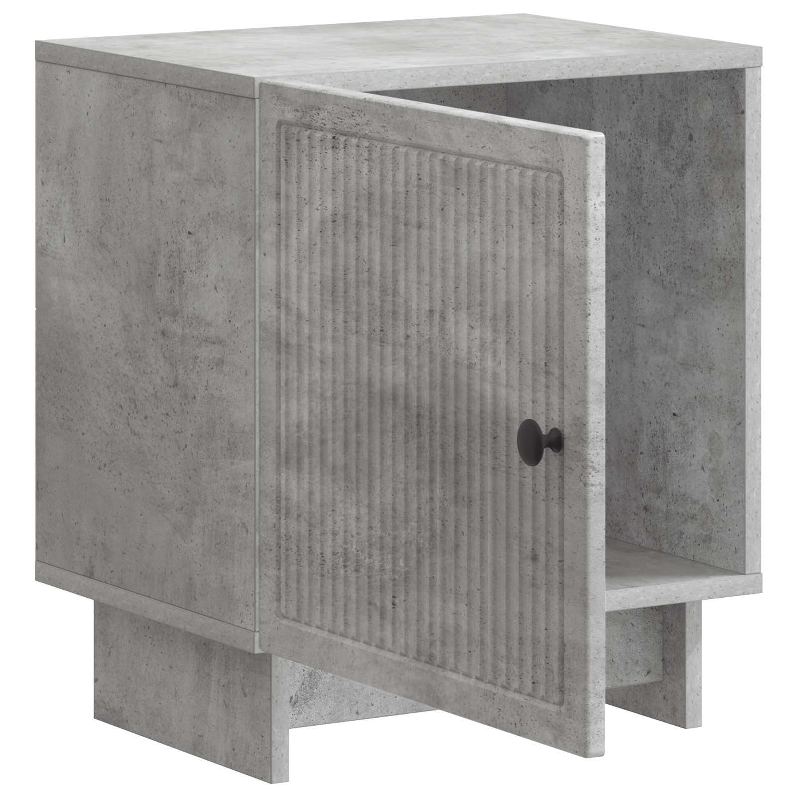 Noćni ormar Betonska siva 43 x 34,5 x 50 cm Konstruirano drvo