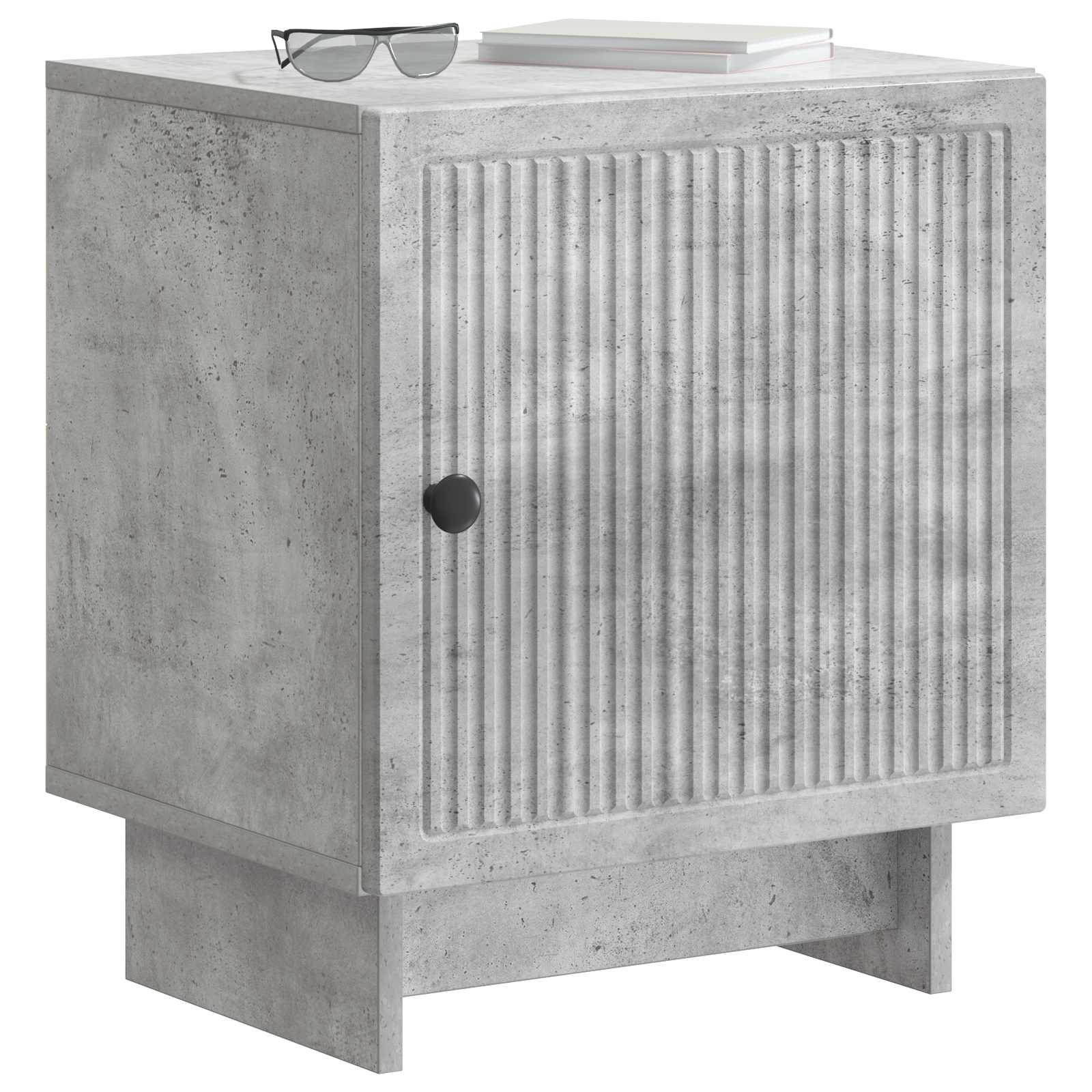 Noćni ormar Betonska siva 43 x 34,5 x 50 cm Konstruirano drvo