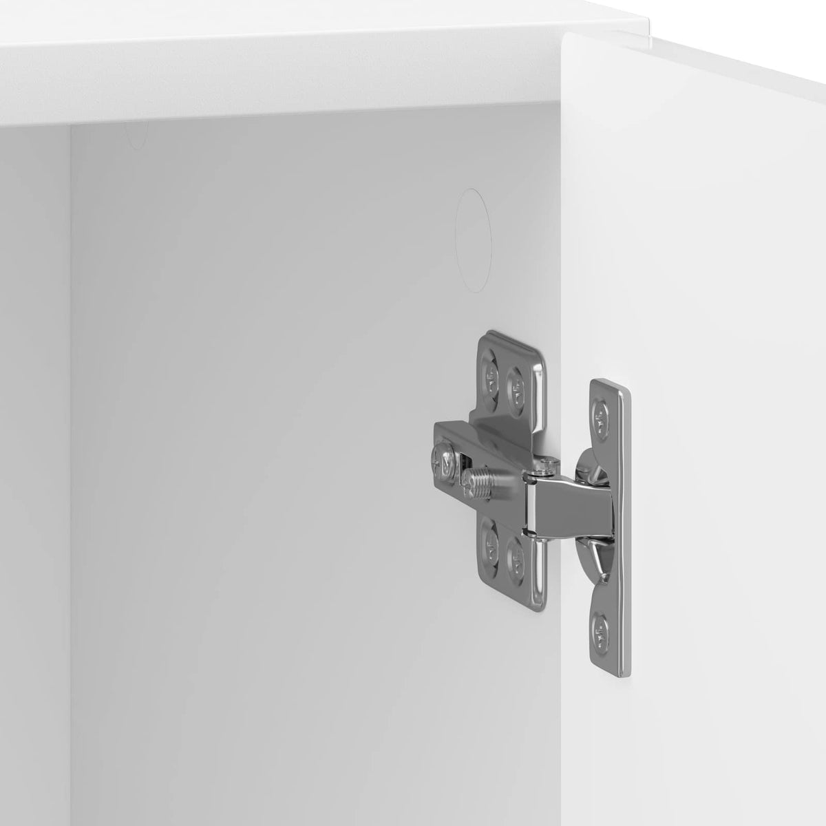 Noćni ormar 2 pcs Bijela visokog sjaja 43 x 34,5 x 50 cm