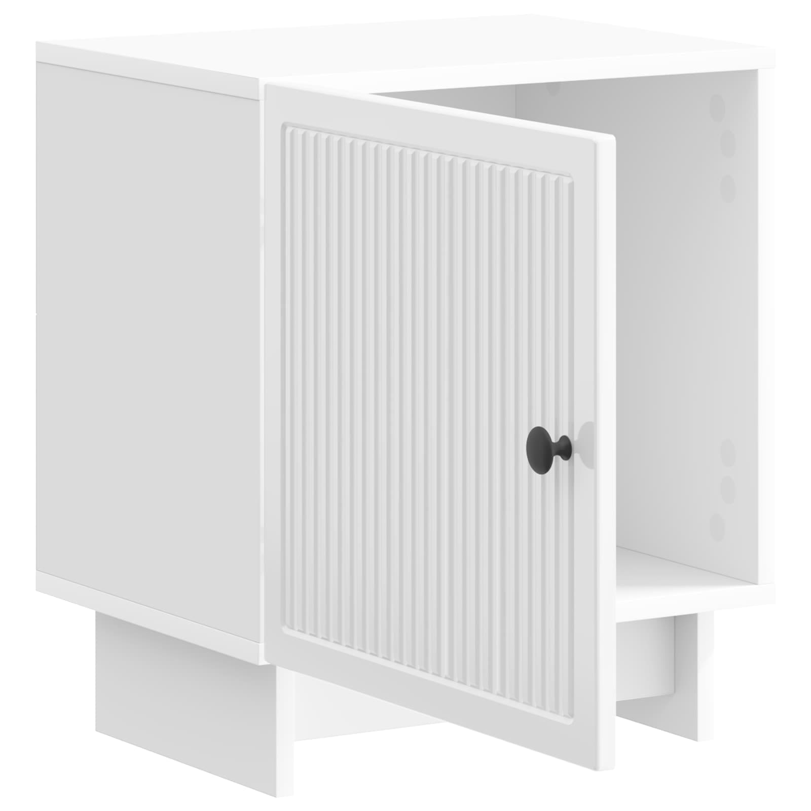 Noćni ormar 2 pcs Bijela visokog sjaja 43 x 34,5 x 50 cm