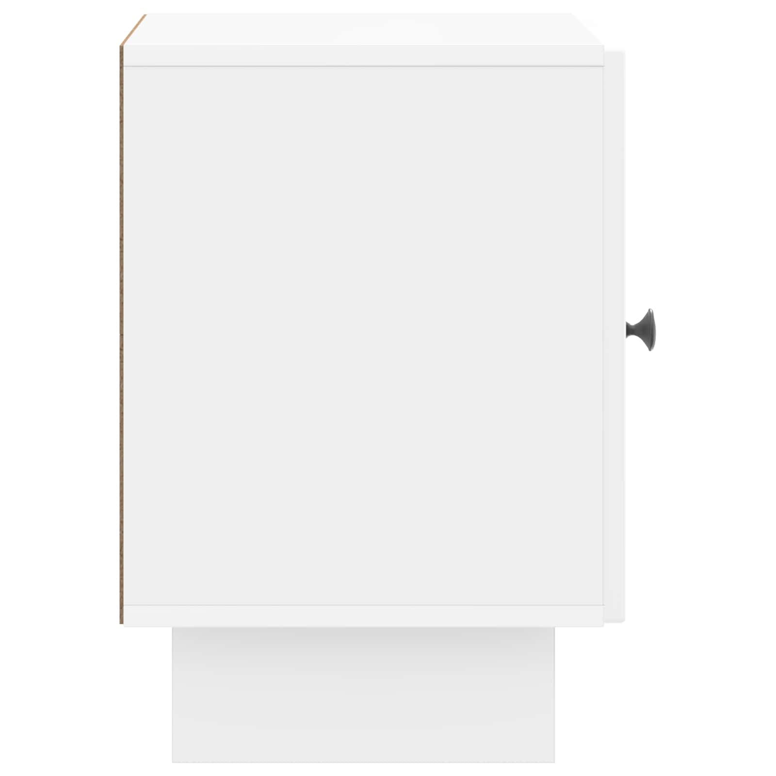 Noćni ormar 2 pcs Bijela visokog sjaja 43 x 34,5 x 50 cm