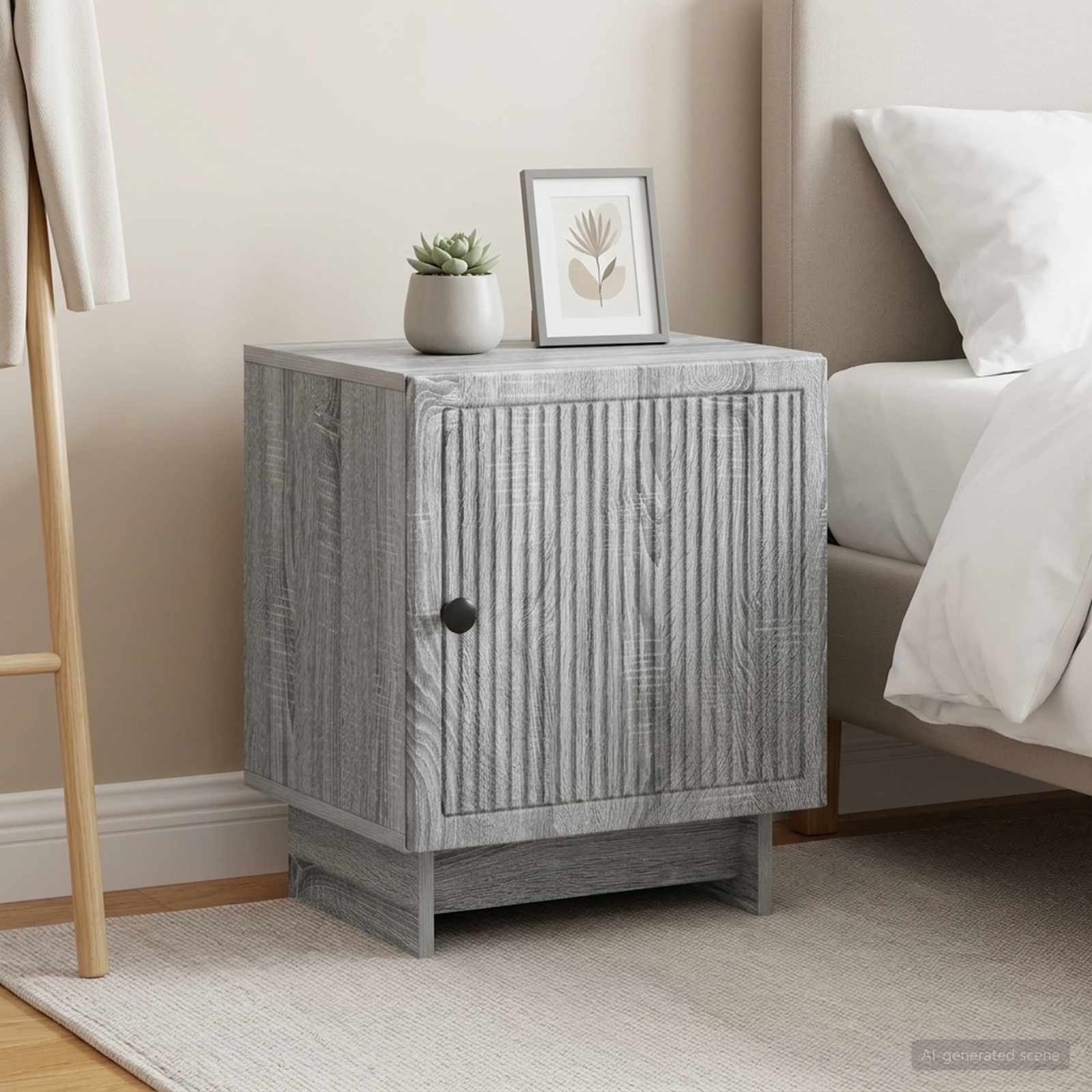 Noćni ormar 2 pcs Siva sonoma 43 x 34,5 x 50 cm