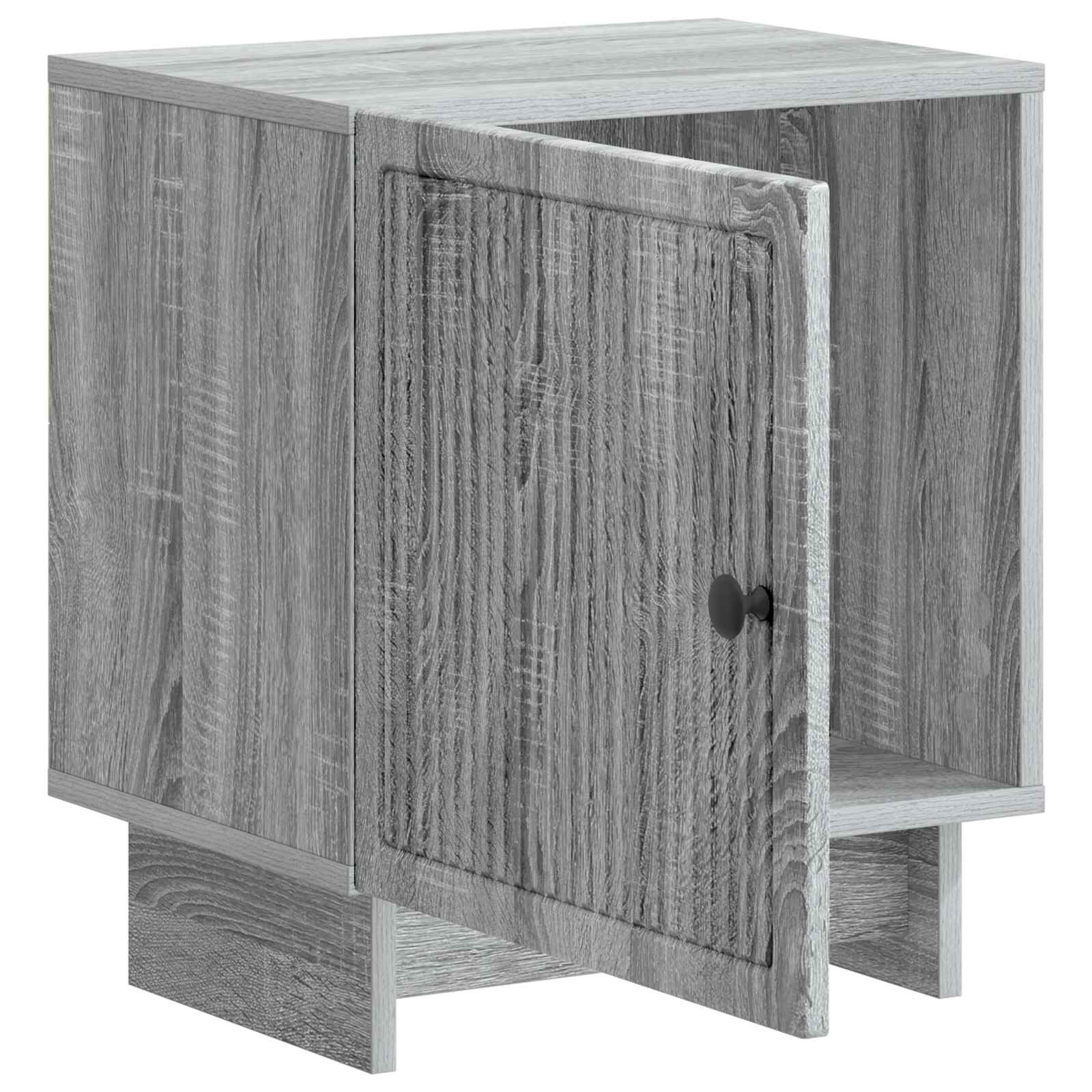 Noćni ormar 2 pcs Siva sonoma 43 x 34,5 x 50 cm