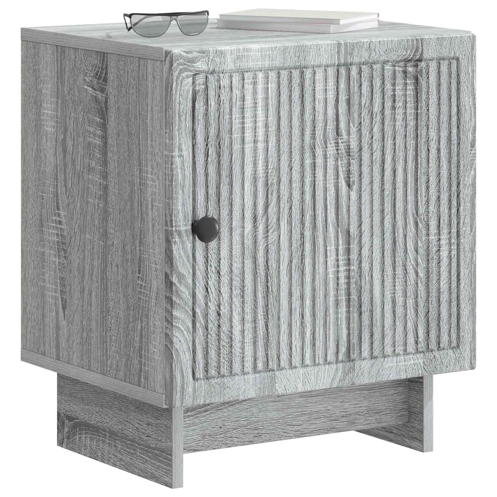 Noćni ormar 2 pcs Siva sonoma 43 x 34,5 x 50 cm
