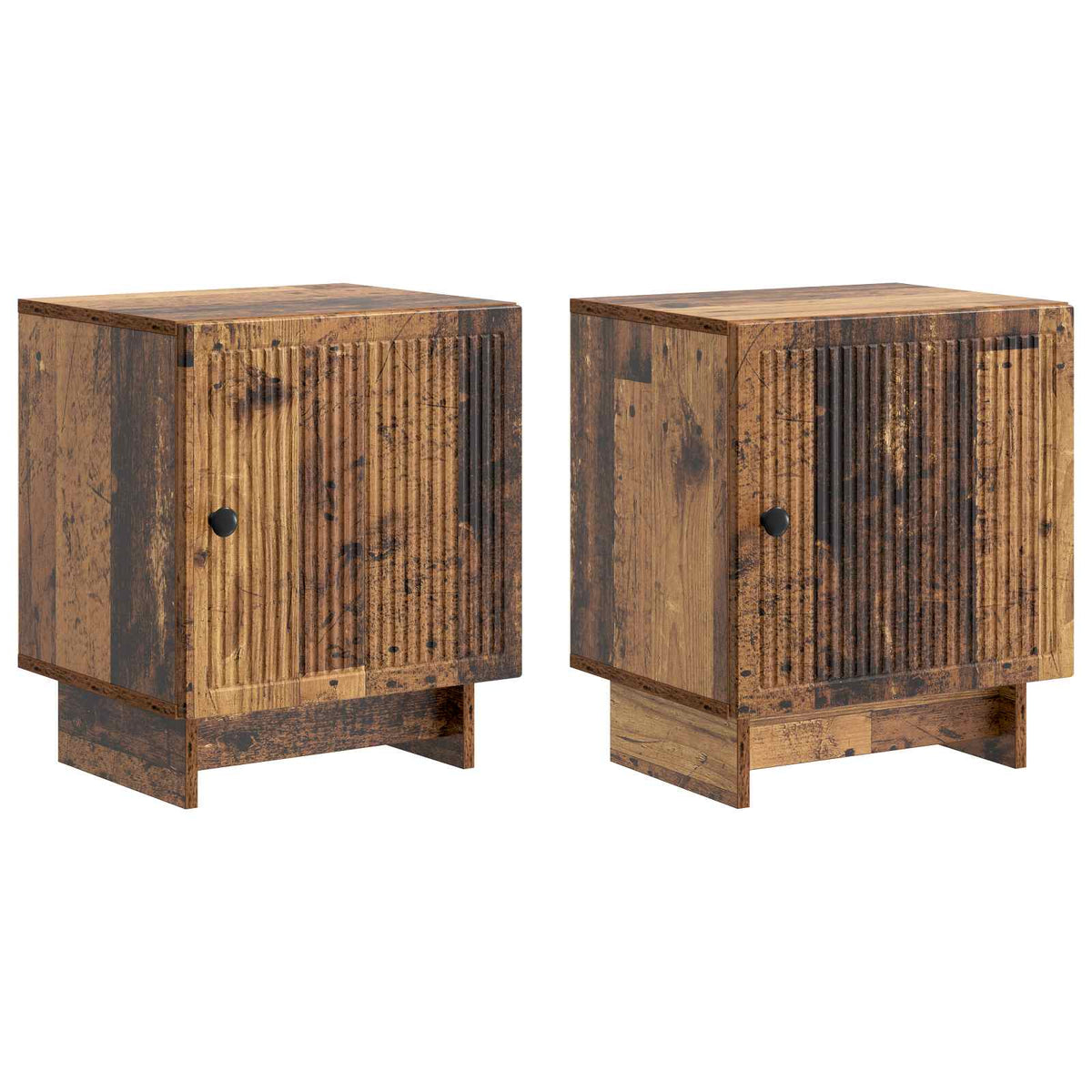 Noćni ormar 2 pcs Staro drvo 43 x 34,5 x 50 cm