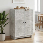 Kreveta Betonska siva 66 x 34,5 x 90 cm Konstruirano drvo