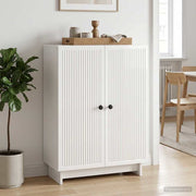 Kreveta Bijela visokog sjaja 66 x 34,5 x 90 cm