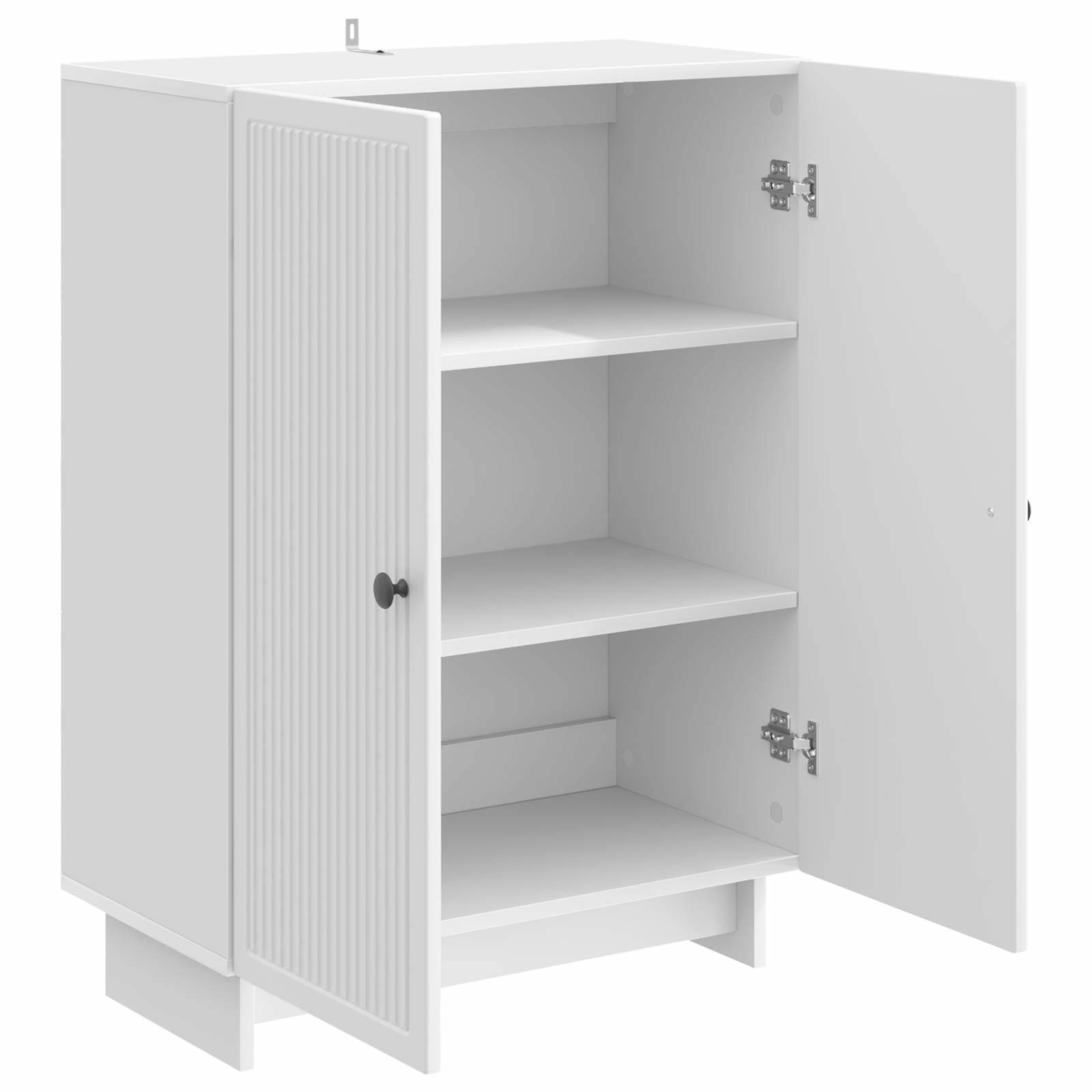 Kreveta Bijela visokog sjaja 66 x 34,5 x 90 cm
