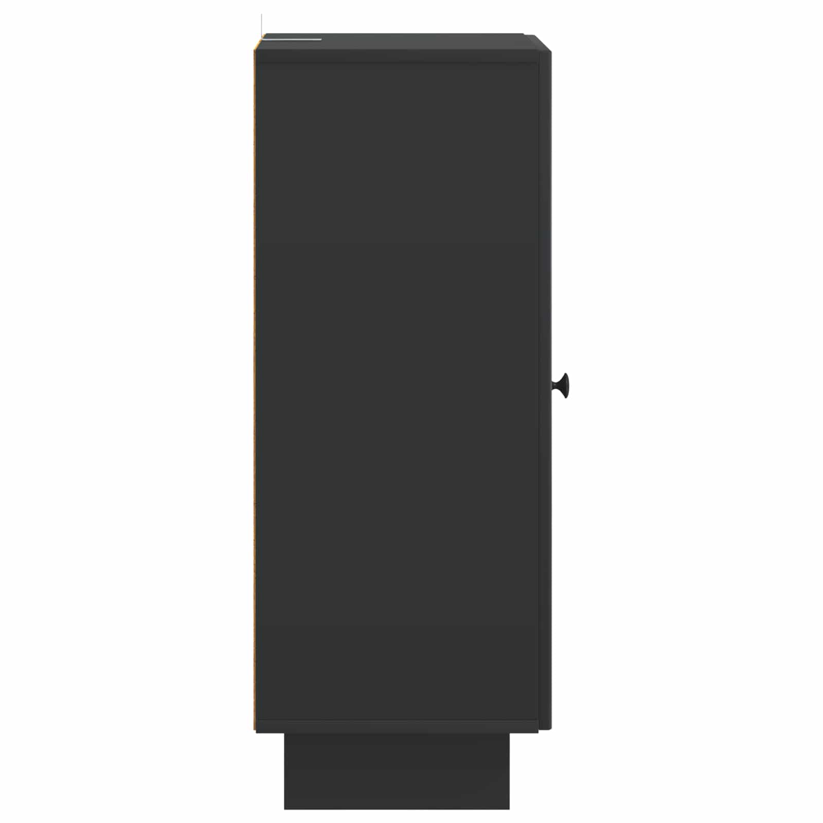Kreveta Crna 33 x 34,5 x 90 cm Konstruirano drvo
