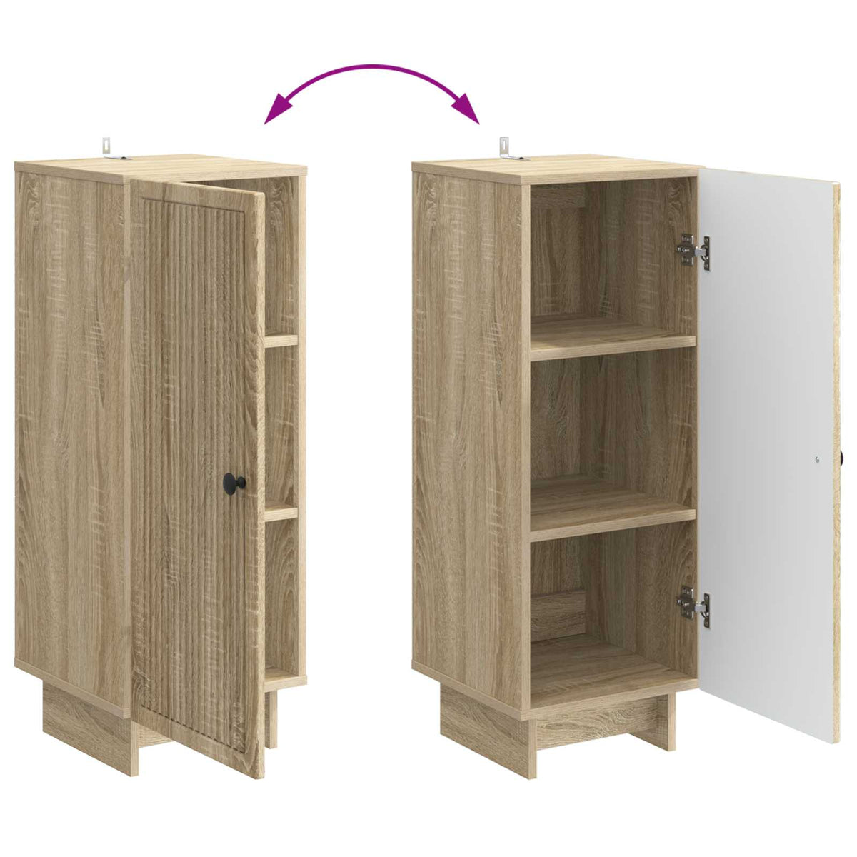 Kreveta Hrast sonoma 33 x 34,5 x 90 cm Konstruirano drvo
