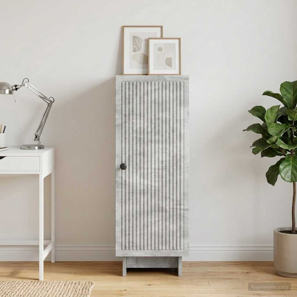 Kreveta Betonska siva 33 x 34,5 x 90 cm Konstruirano drvo