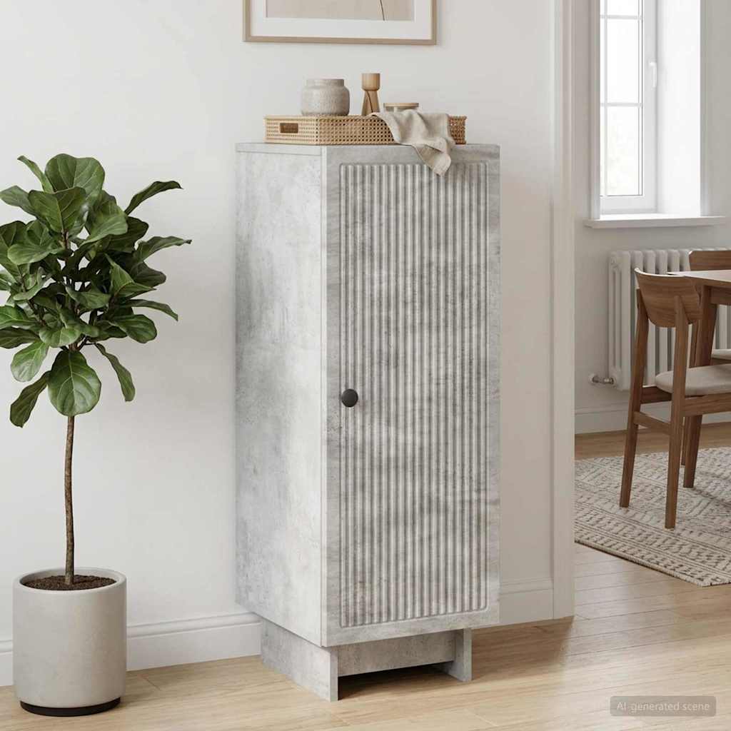 Kreveta Betonska siva 33 x 34,5 x 90 cm Konstruirano drvo