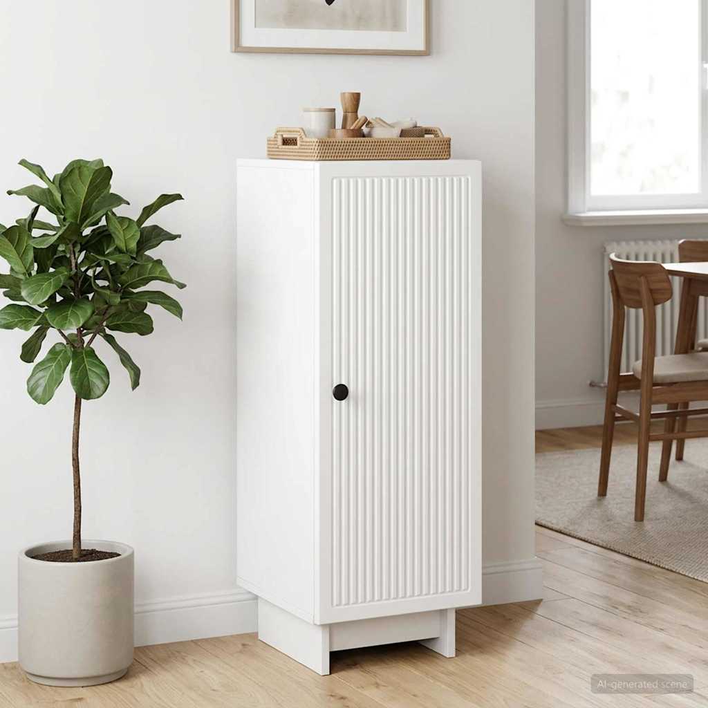 Kreveta Bijela visokog sjaja 33 x 34,5 x 90 cm