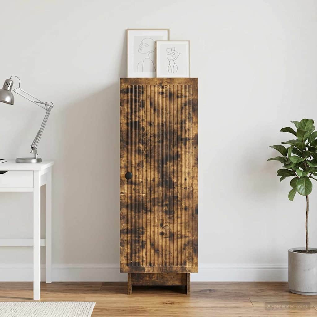 Kreveta Dimljeni hrast 33 x 34,5 x 90 cm Konstruirano drvo