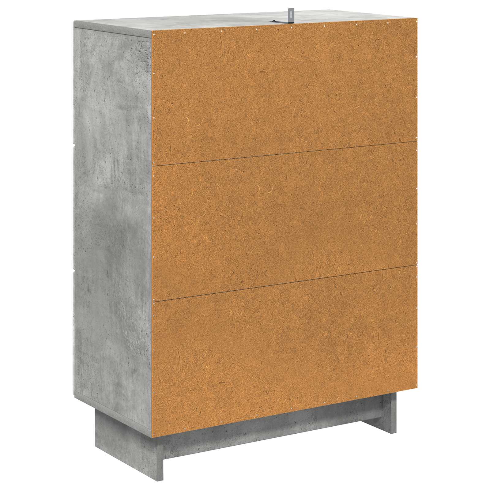 Ormar s ladicama Betonska siva 66 x 34,5 x 90 cm